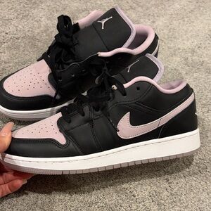 Lavender and black Jordan’s. Brand new.